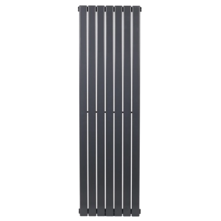 Трубчастий радіатор Betatherm вертикальний Blende 1 1400x394 (RAL 7024M, підк. №99)